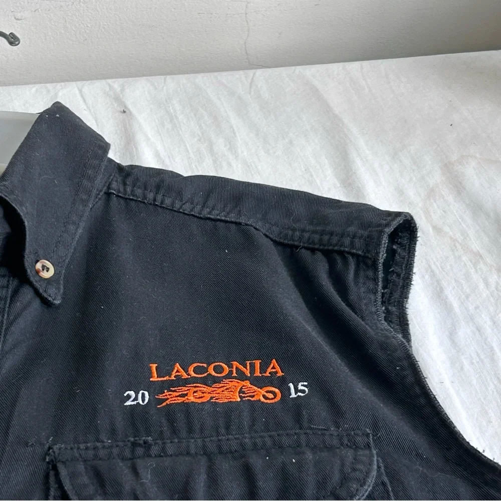 Vance Biker Wear Laconia 2015 Vest Button Down Shirt - Picture 7 of 13